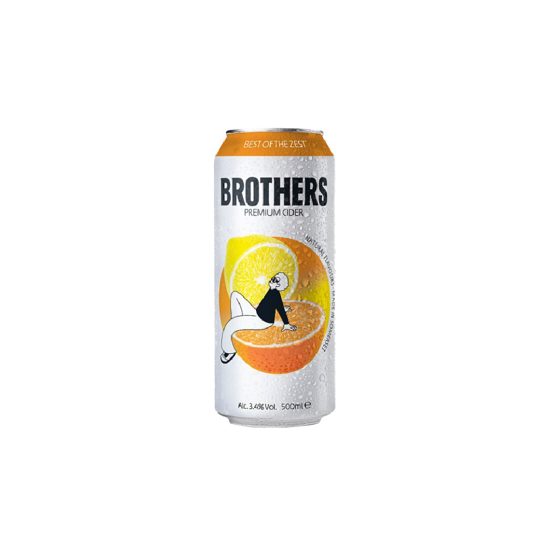 Brothers Premium Cider Best of the Zest 500ml