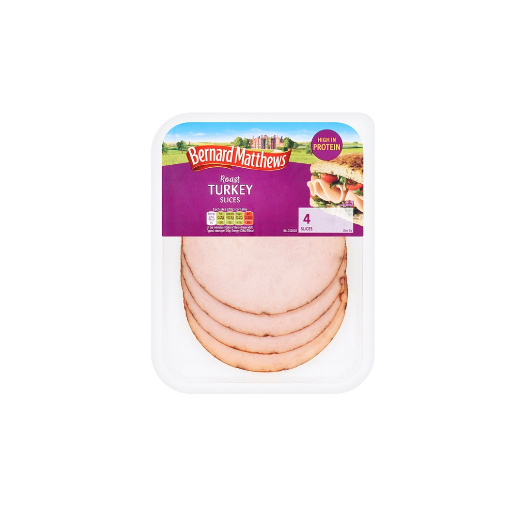 Bernard Matthews 4 Roast Turkey Slices 80g