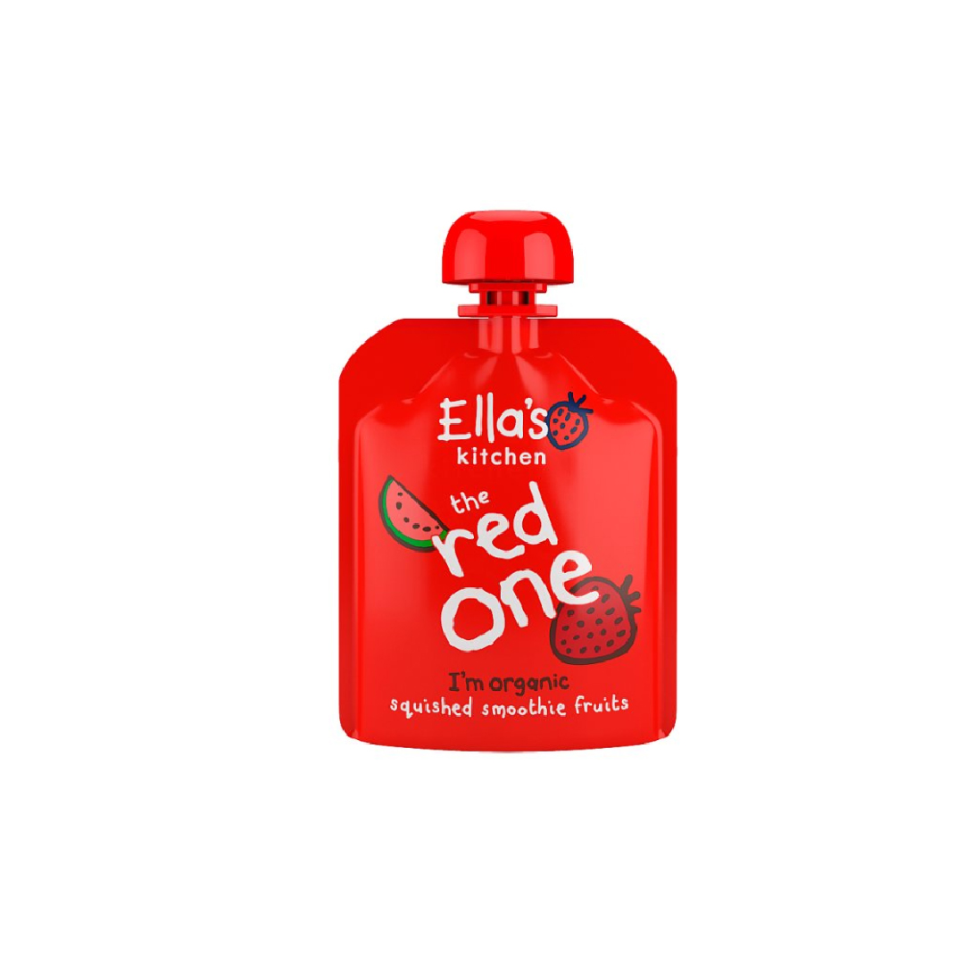 Ella's Kitchen Organic The Red One Smoothie Baby Food Pouch 6+ Months 90g