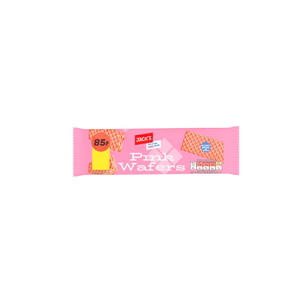 Jack's Pink Wafers 100g