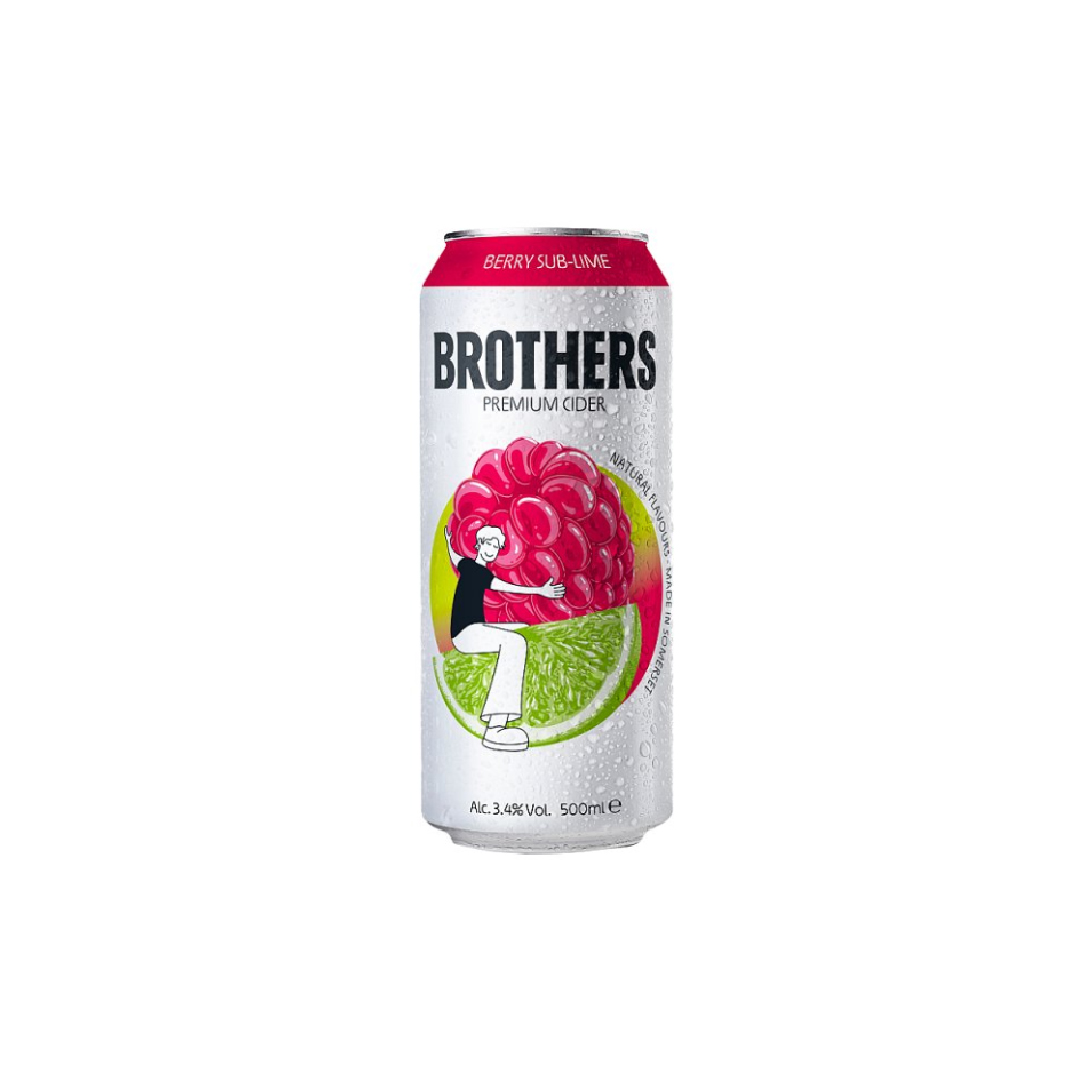 Brothers Premium Cider Berry Sub-Lime 500ml