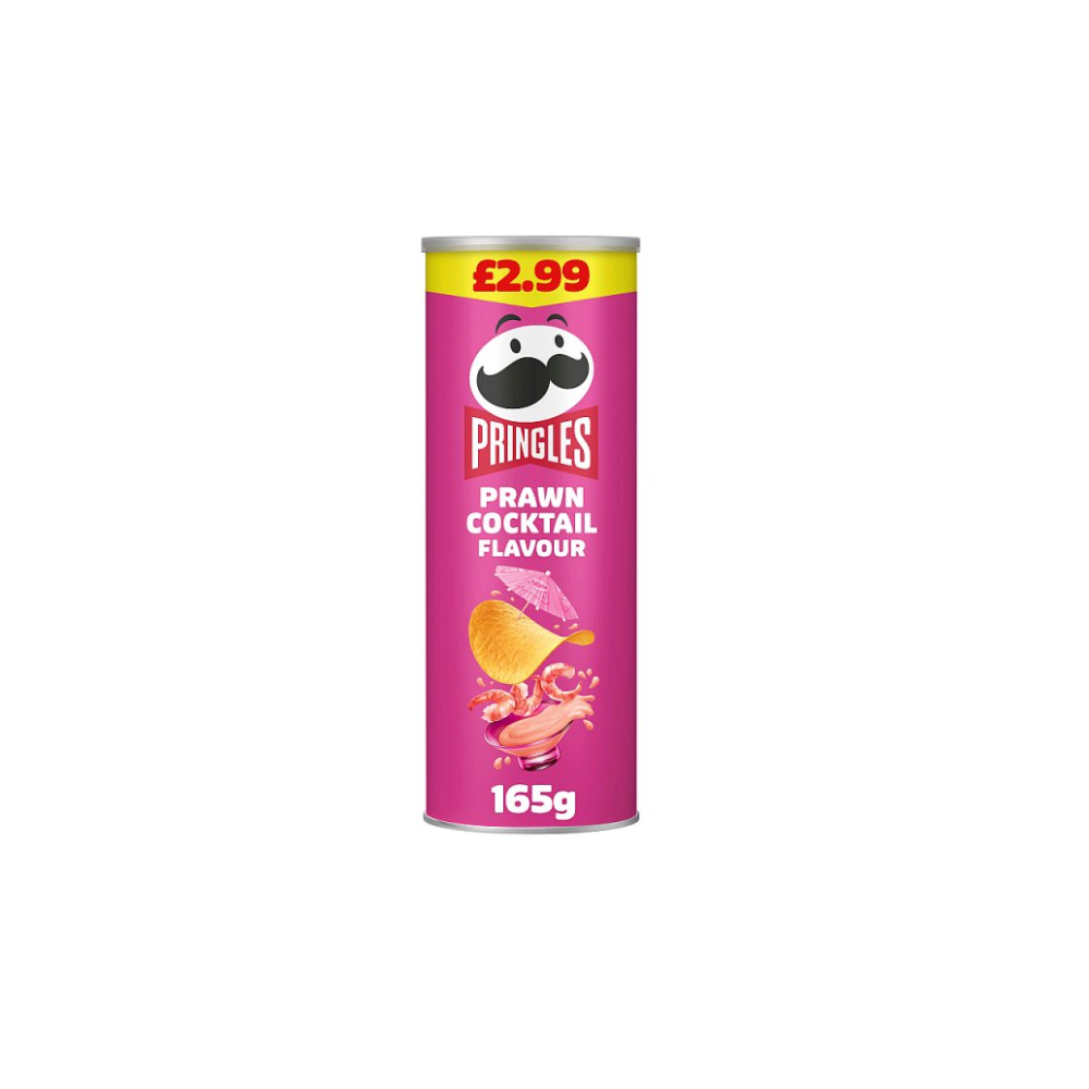 Pringles Prawn Cocktail Sharing Crisps 6 x 165g
