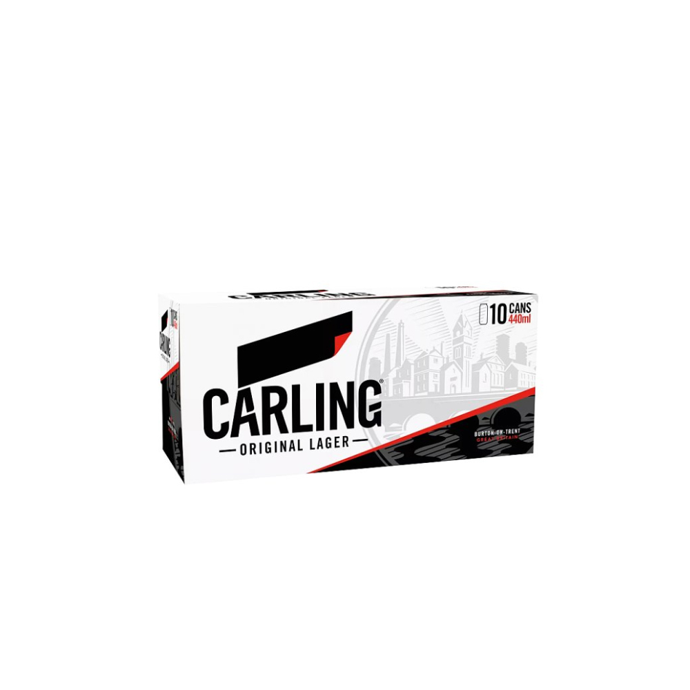Carling Original Lager Beer 10 x 440ml Can