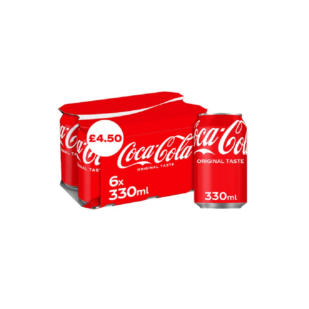 Coca-Cola Original Taste 6 x 330ml