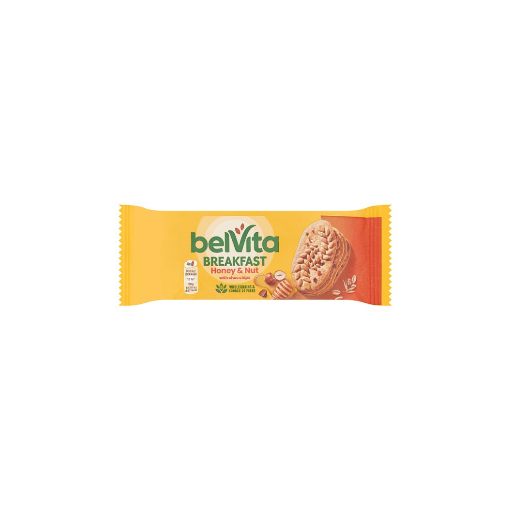 Belvita Breakfast Honey & Nut with Choc Chips 50g