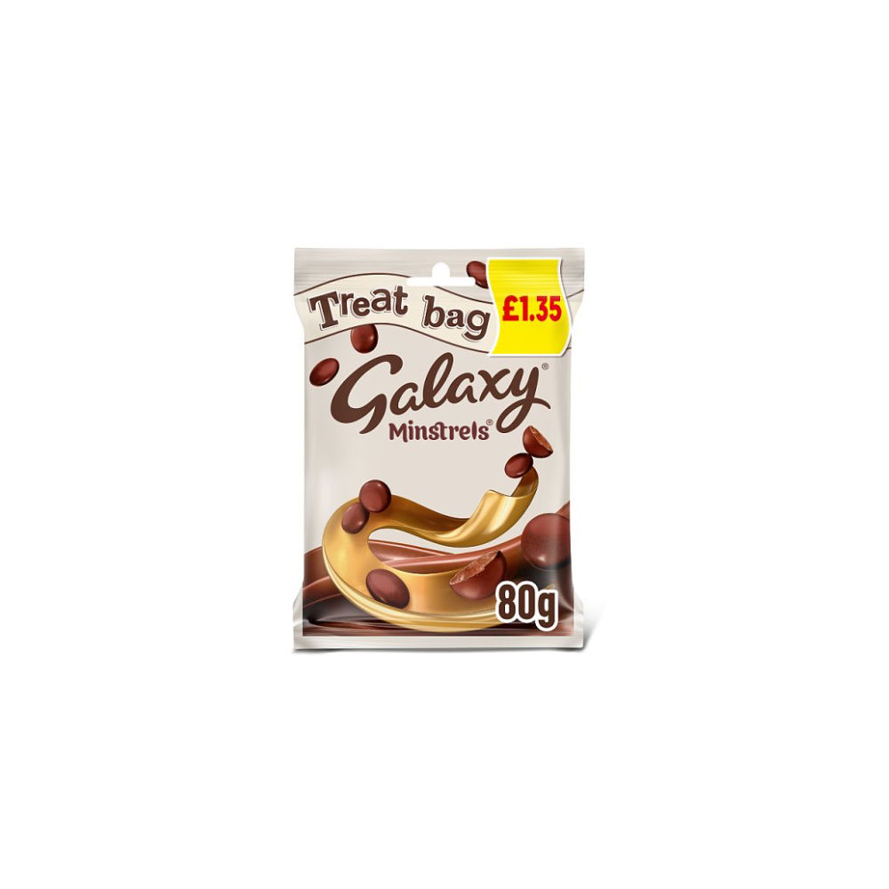 Galaxy Minstrels Milk Chocolate Buttons Treat Bag  80g