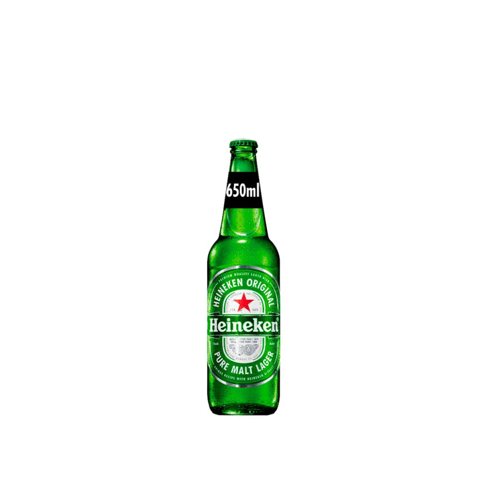 Heineken Premium Lager Beer Bottle 650ml