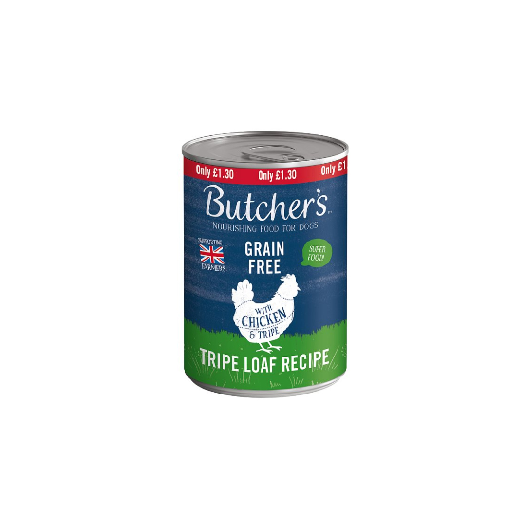 Butcher's Chicken& Tripe Dog Food Tin 400g