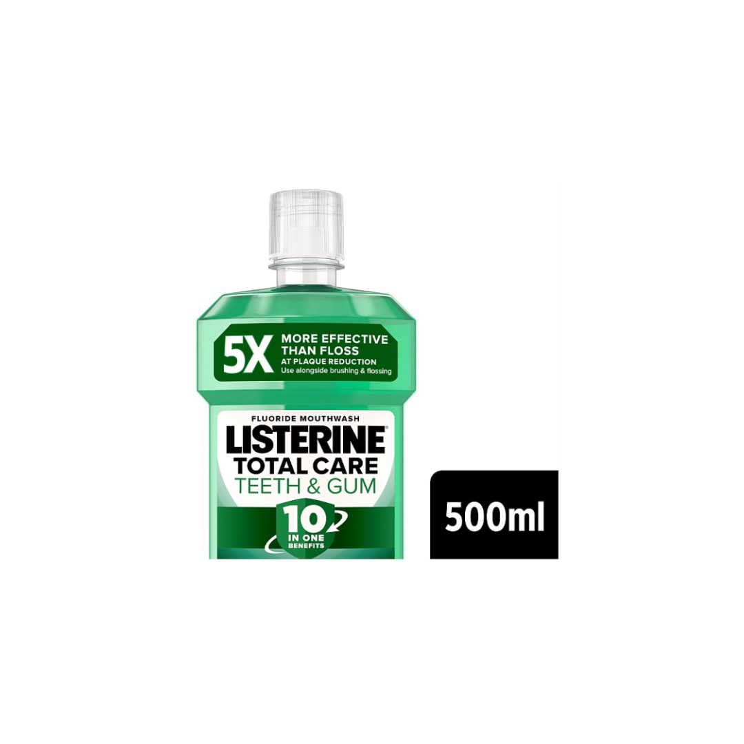 Listerine Total Care Teeth and Gum Fresh Mint Mouthwash 500ml