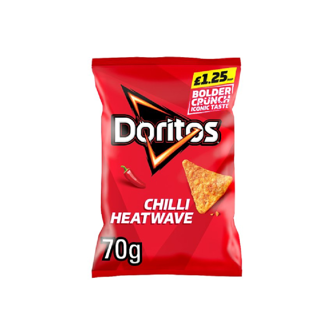 Doritos Crisps Chilli Heatwave Tortilla Chips 70g