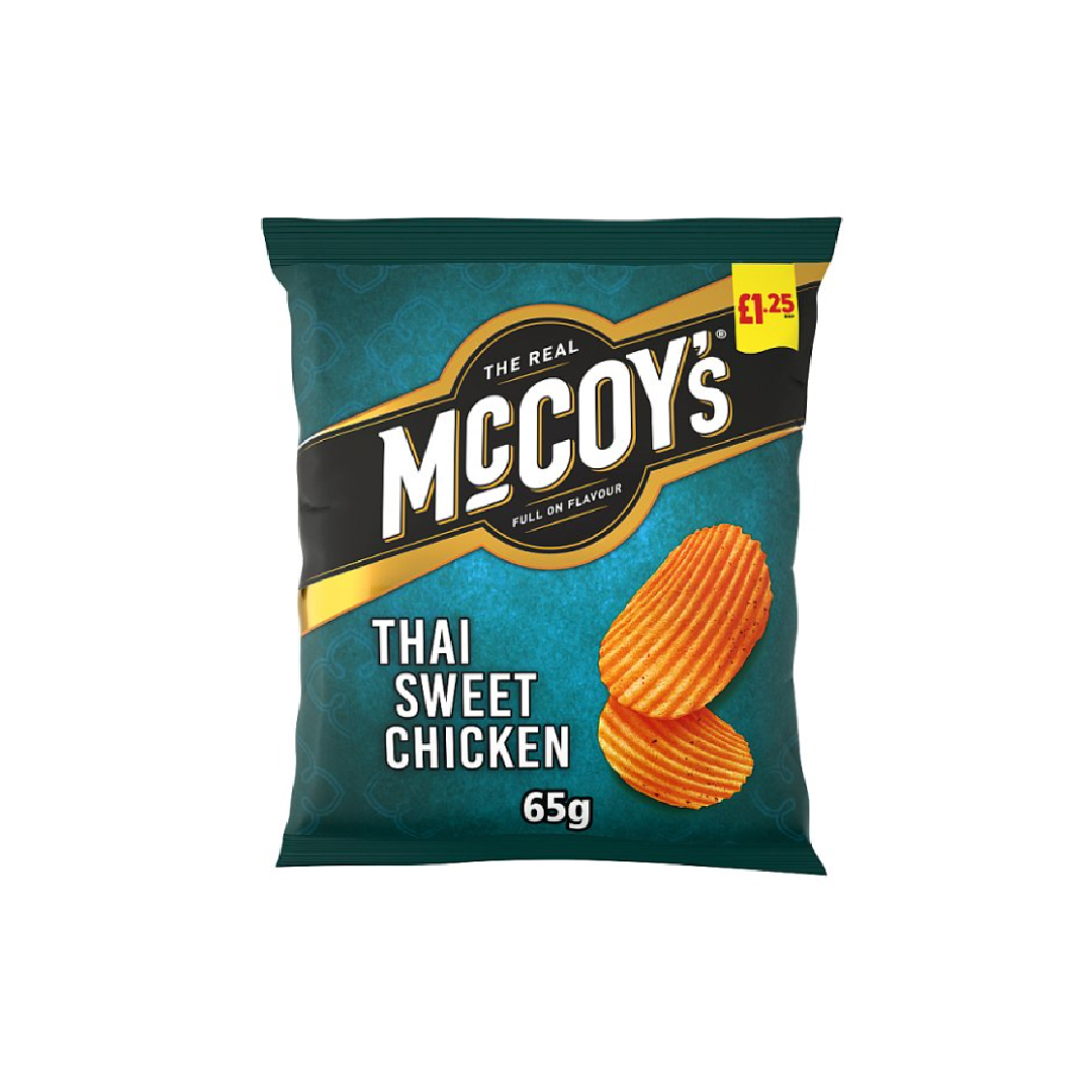 McCoy's Thai Sweet Chicken Sharing Crisps 65g