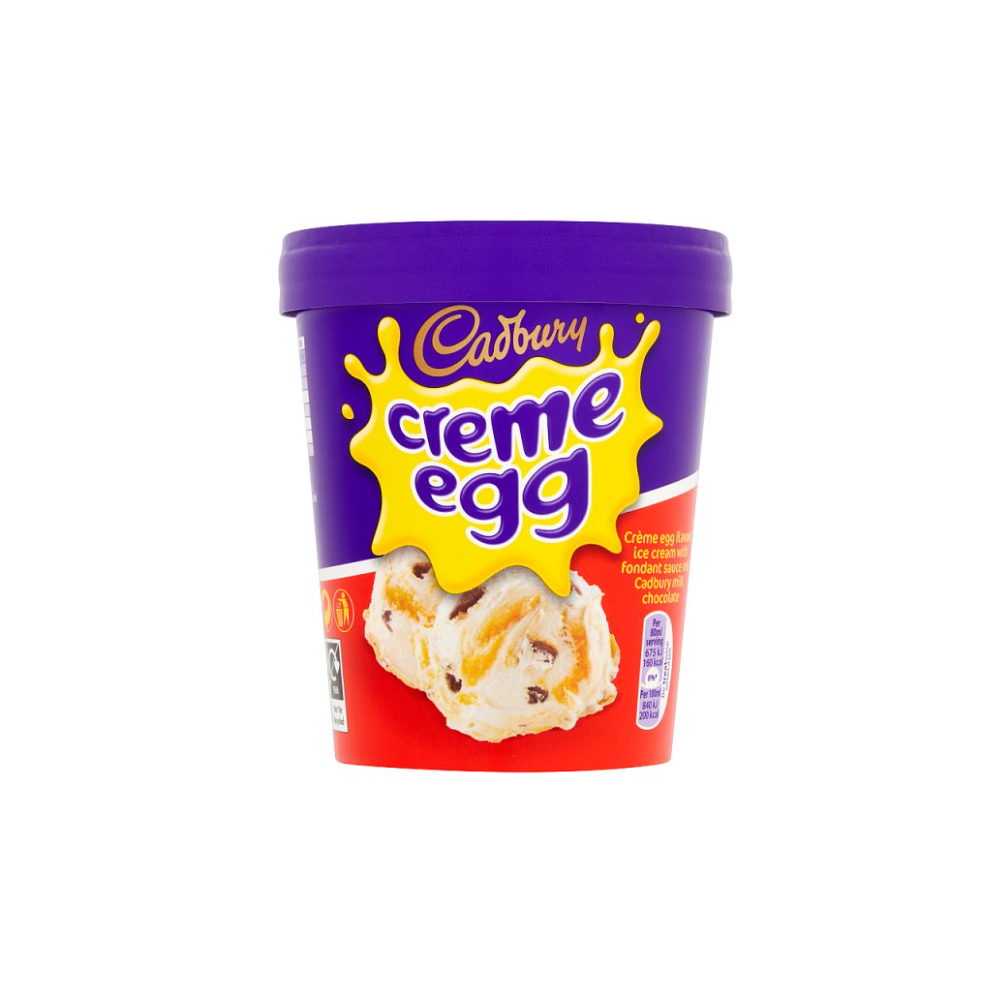 Cadbury Creme Egg Ice Cream Tub 480ml