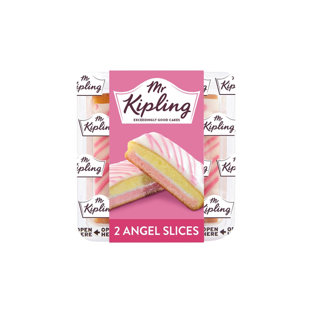 Mr Kipling Angel Cake Slices 2 Pack