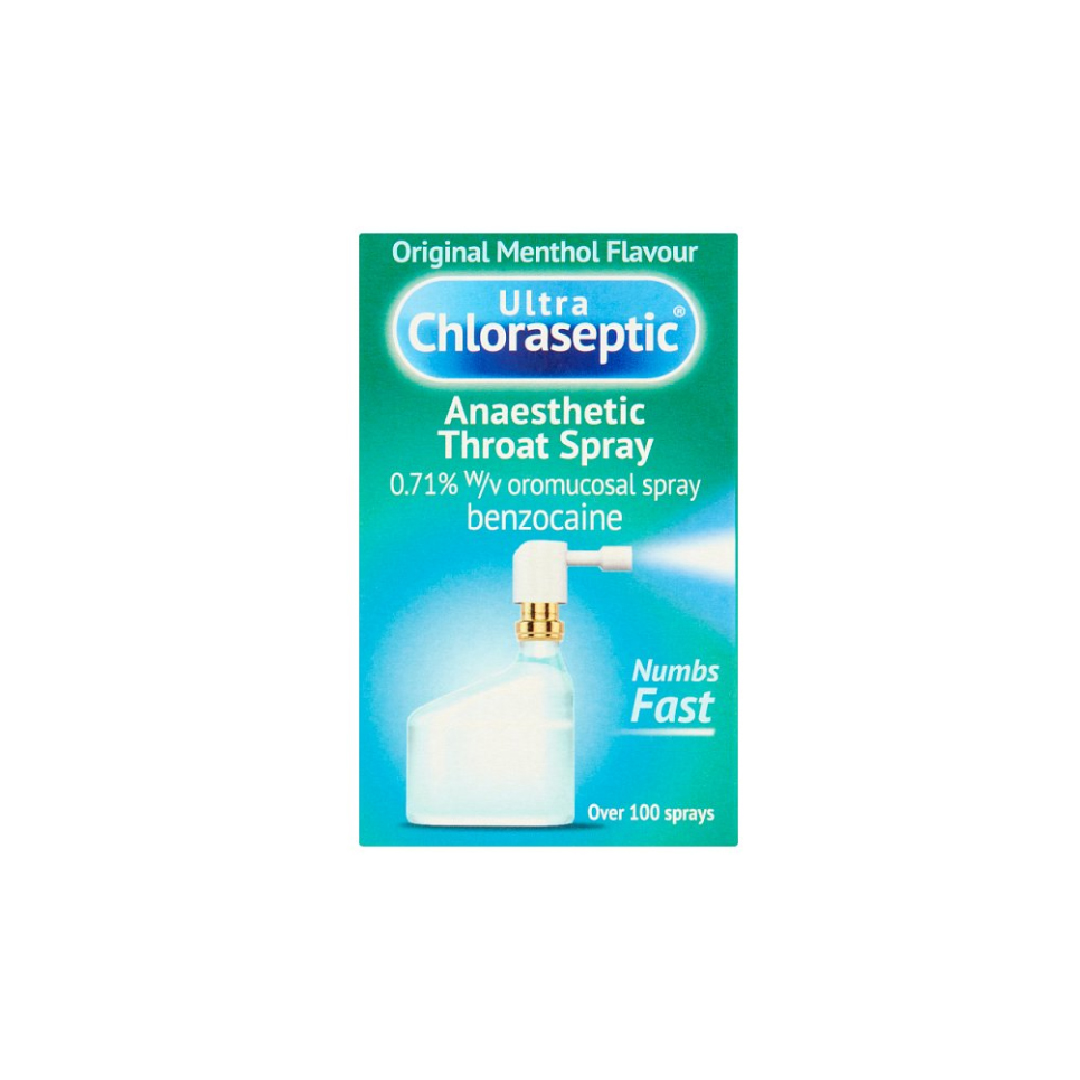 Ultra Chloraseptic Anaesthetic Throat Spray Original Menthol Flavour 15ml