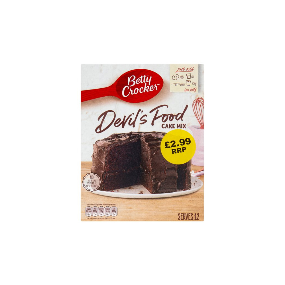 Betty Crocker Devil's Food Cake Mix 425g