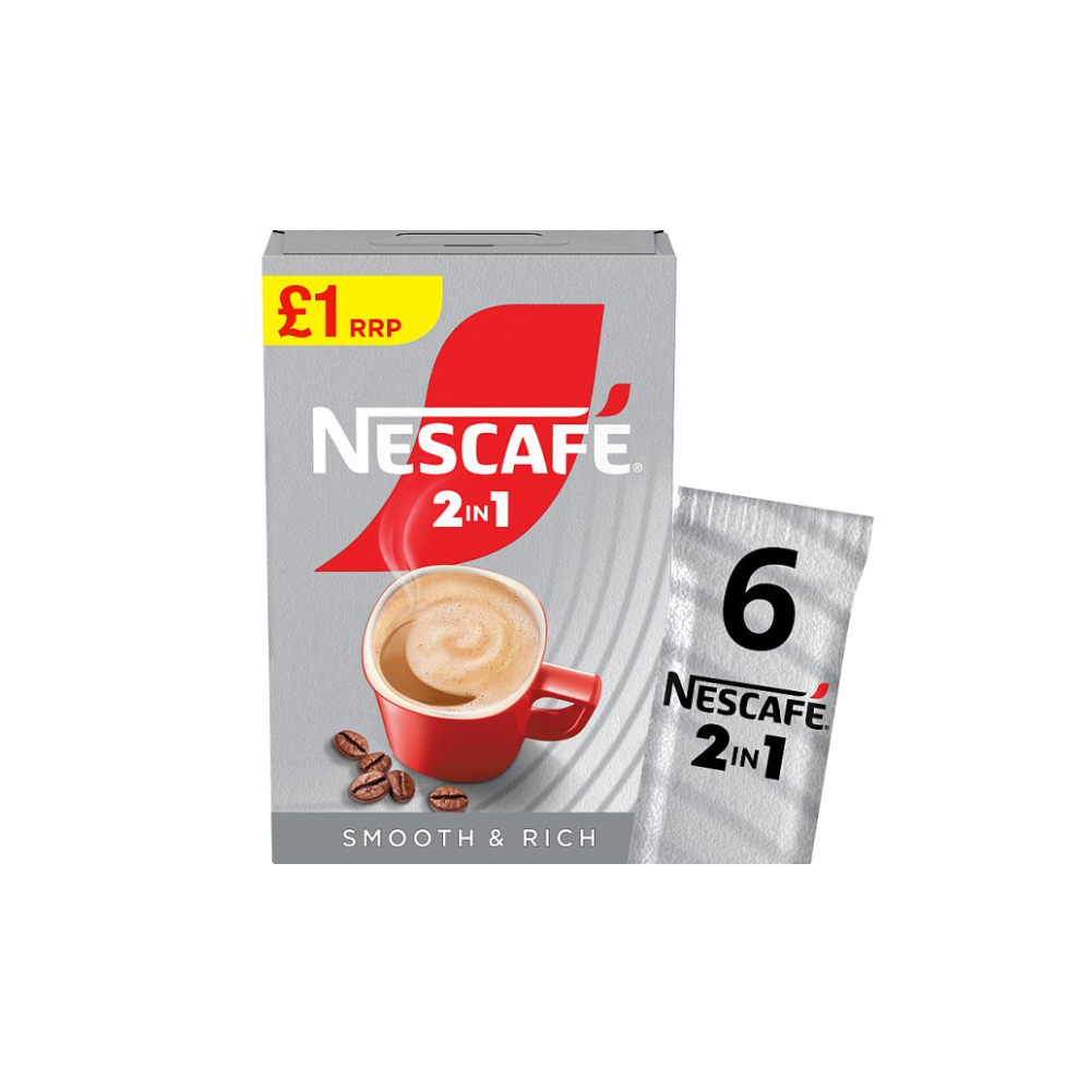 Nescafé 2 in 1 6 x 9g (54g)