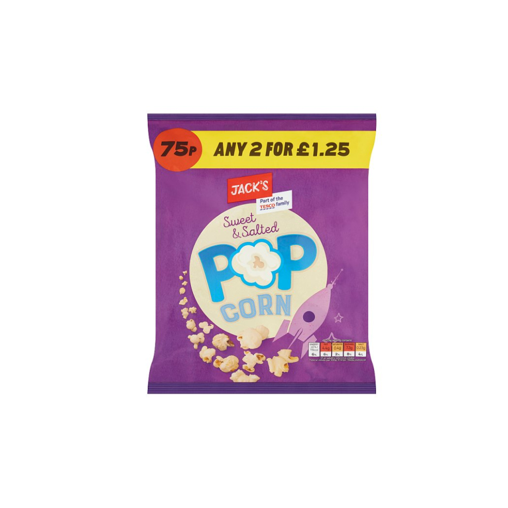 Jack's Sweet & Salted Pop Corn 50g