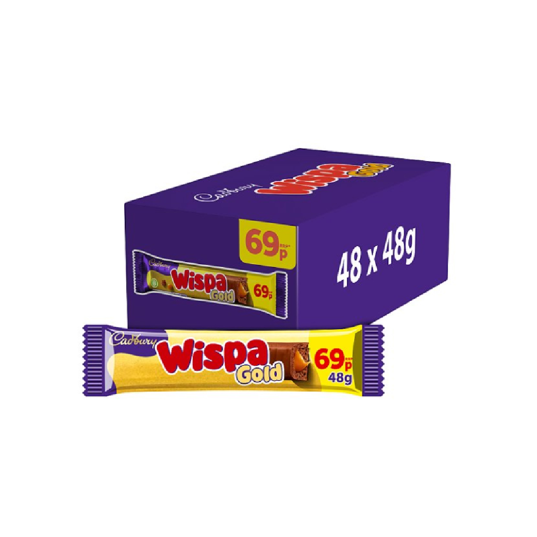 Cadbury Wispa Gold Chocolate Bar 48g