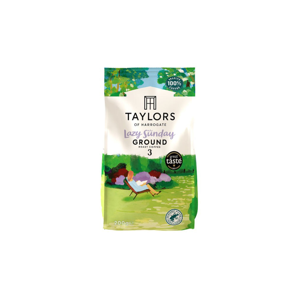 Taylors of Harrogate Lazy Sunday Ground Roast Coffee 200g