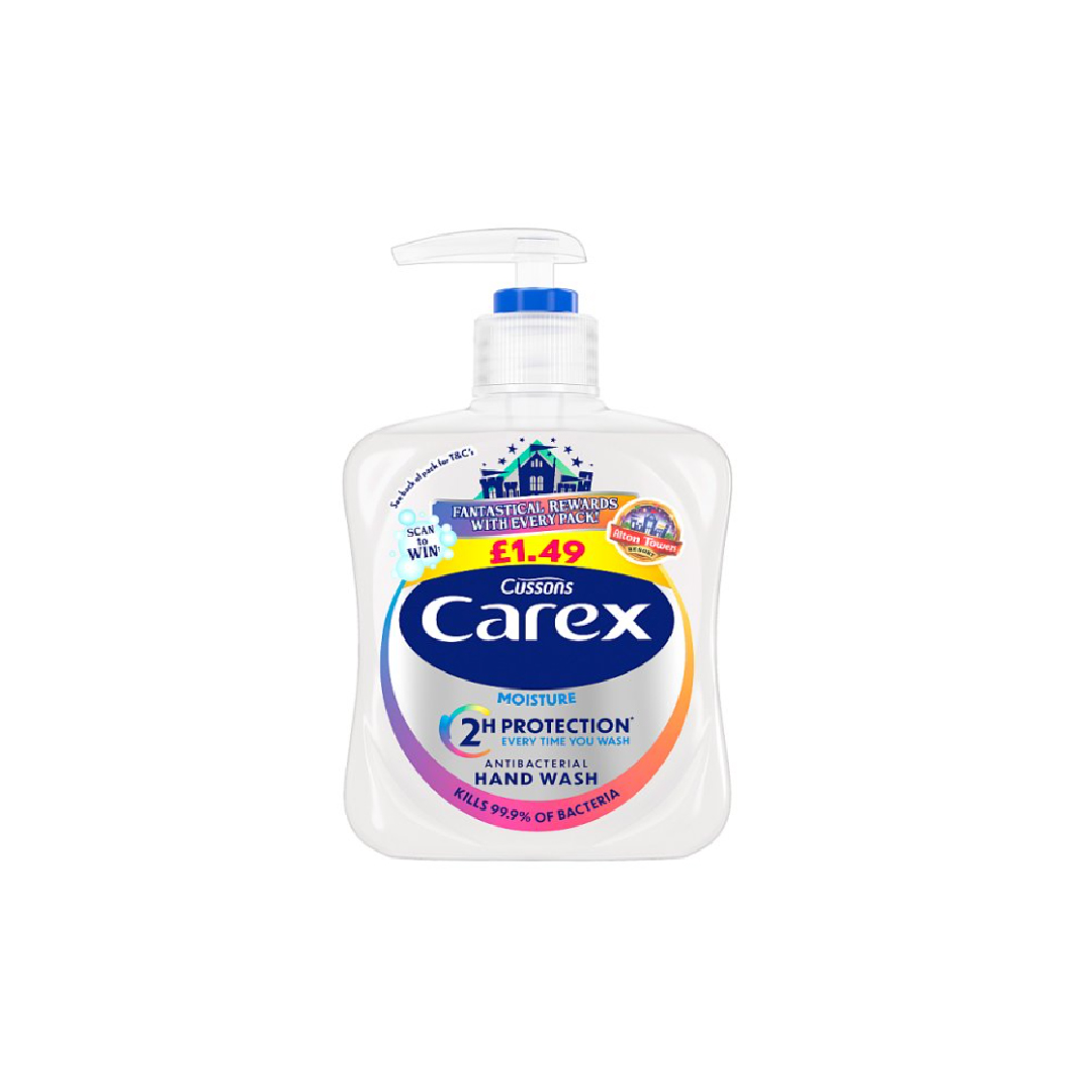 Carex Moisture Antibacterial Hand Wash 250ml