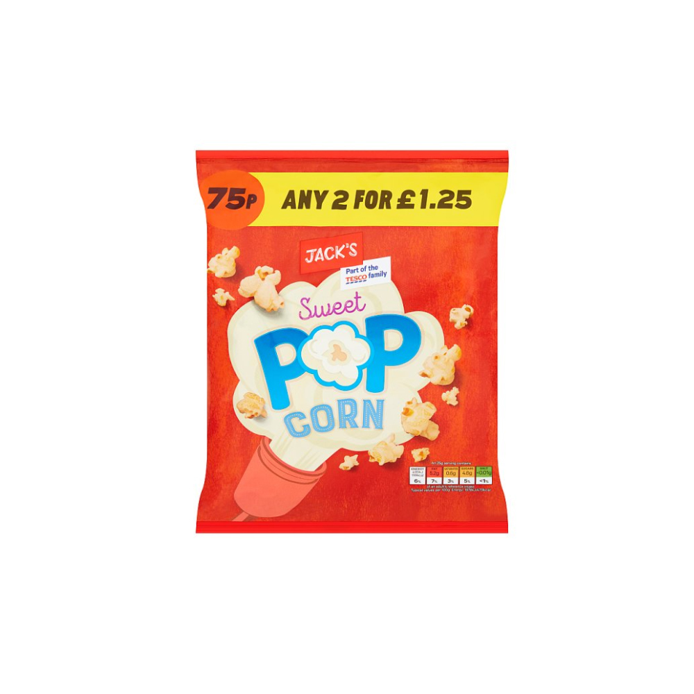 Jack's Sweet Popcorn 50g