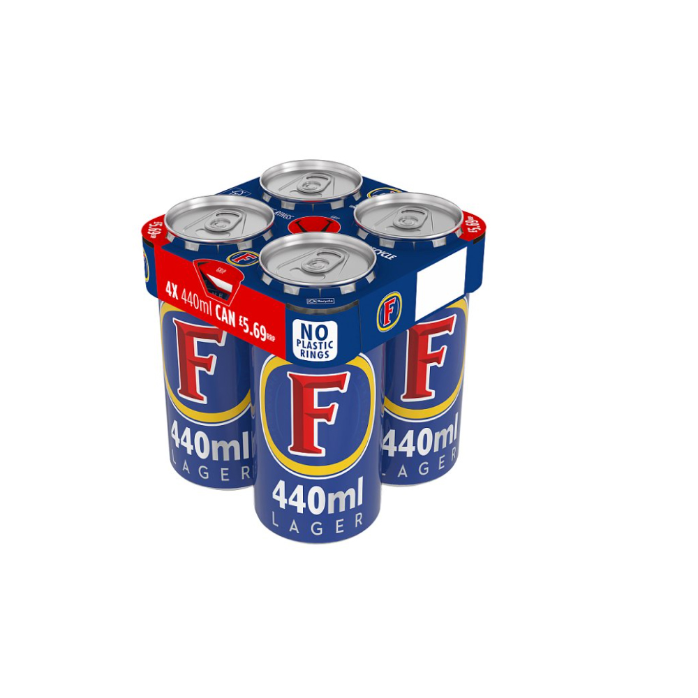 Foster's Lager Beer Can 4x440ml