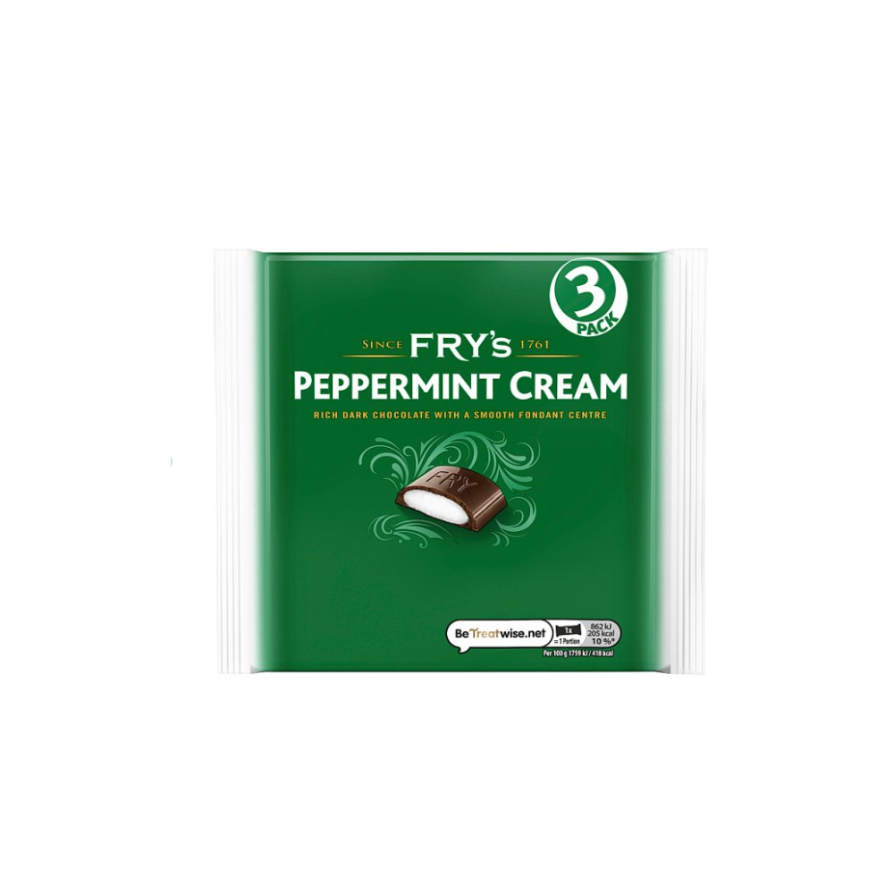 Fry's Peppermint Cream Chocolate Bar 3 Pack 147g