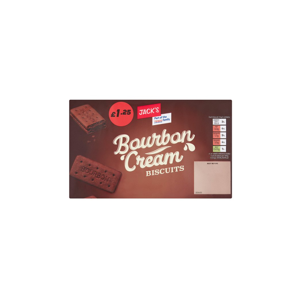 Jack's Bourbon Cream Biscuits 400g