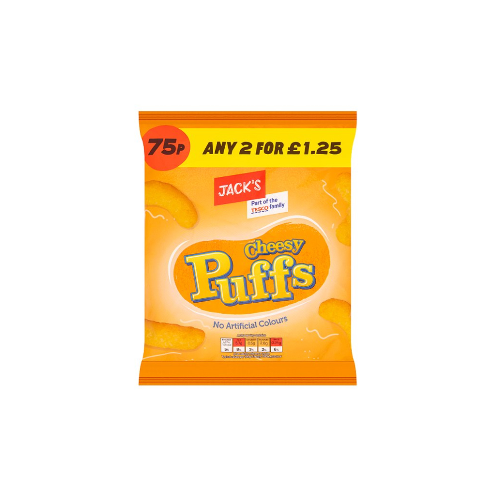 Jack's Cheesy Puffs 60g