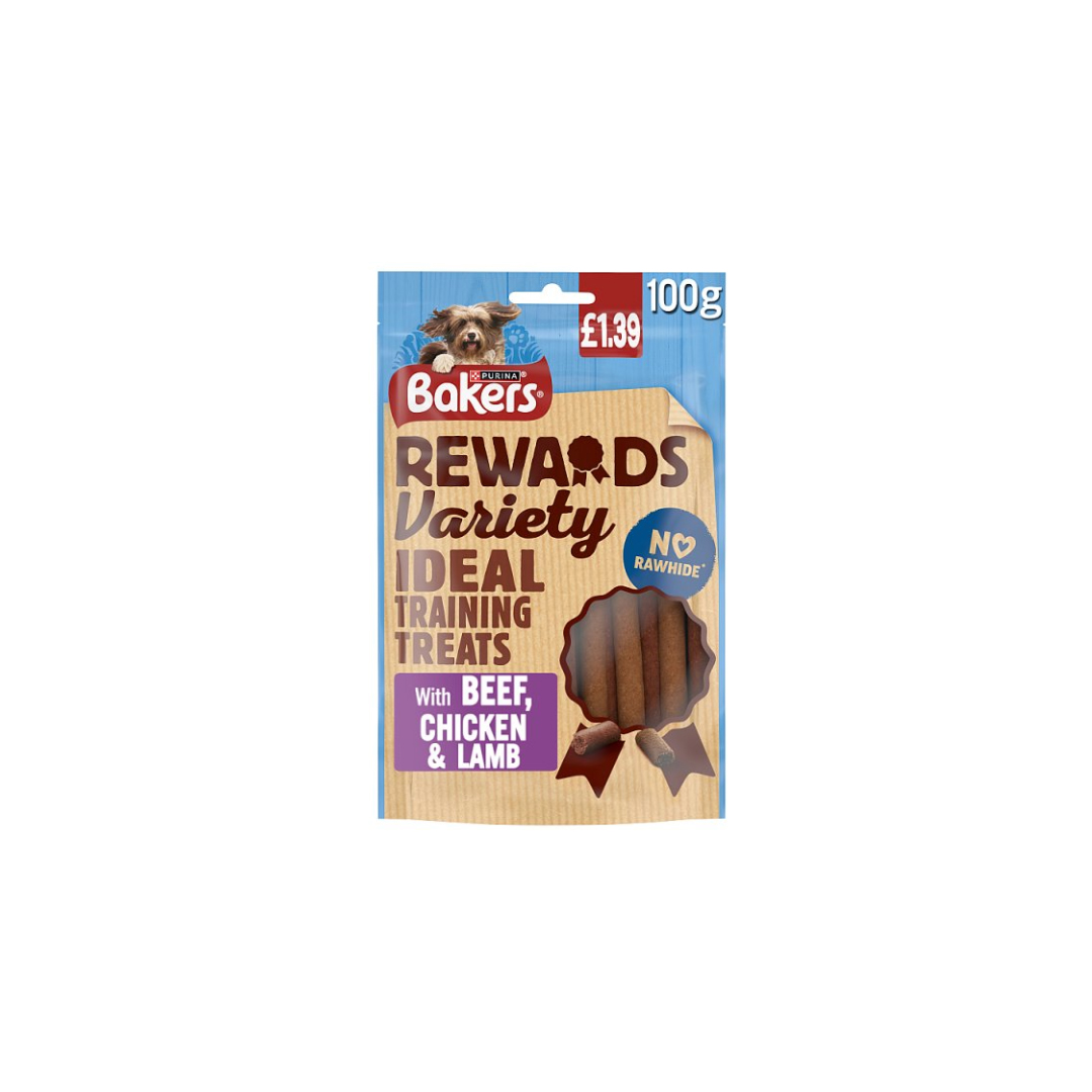 BAKERS Rewards Mixed Variety Dog Treats 100g