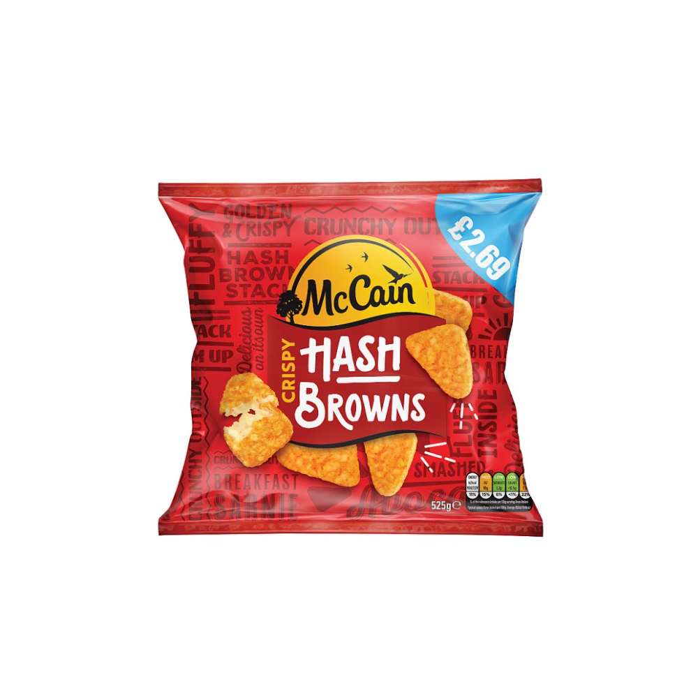 McCain Crispy Hash Browns 525g