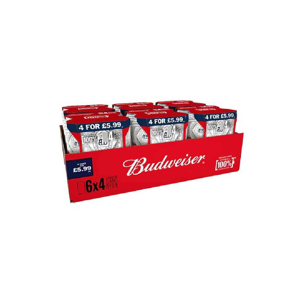 Budweiser Beer 4 x 440ml