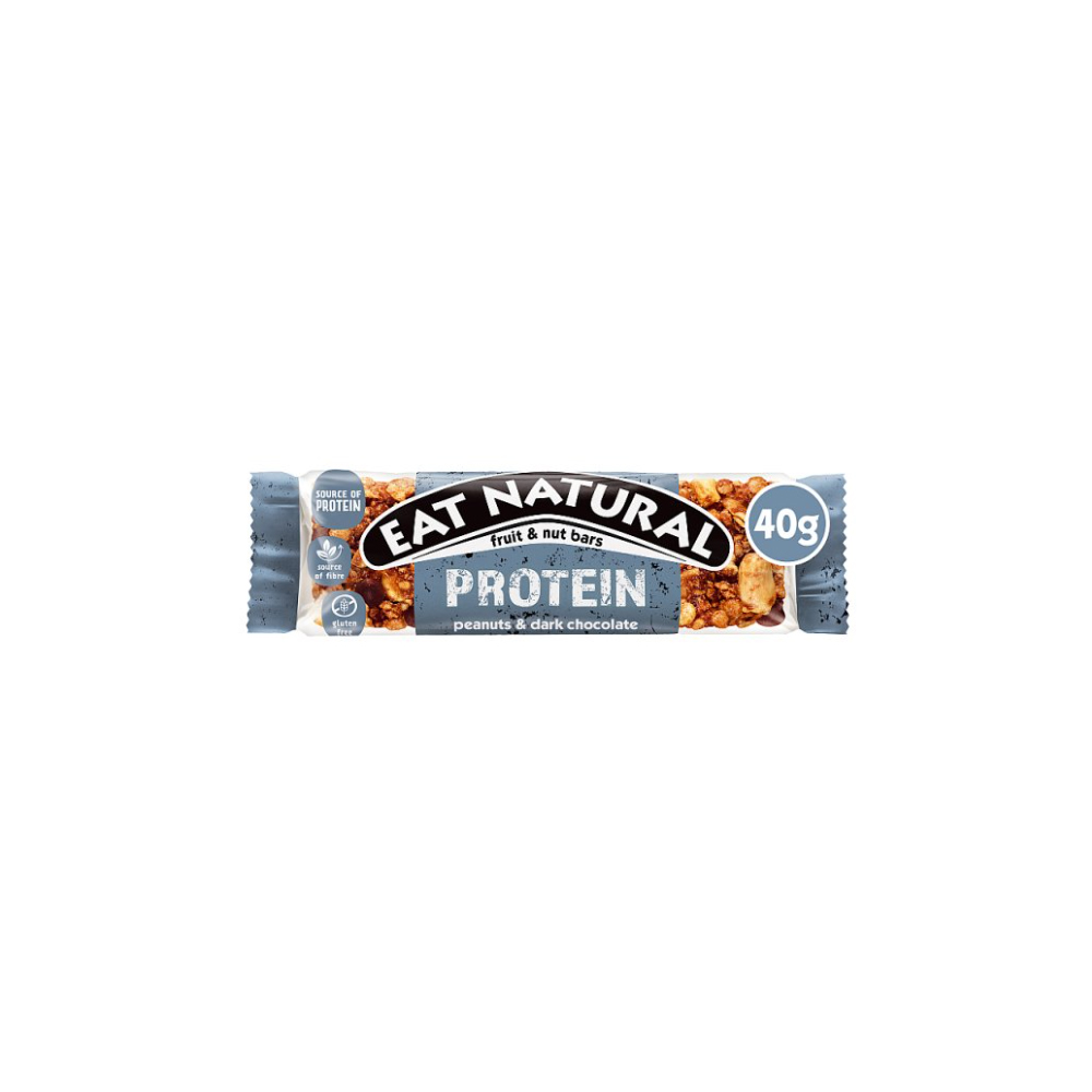Eat Natural Protein Peanuts & Dark Chocolate Fruit & Nut Bars 40g