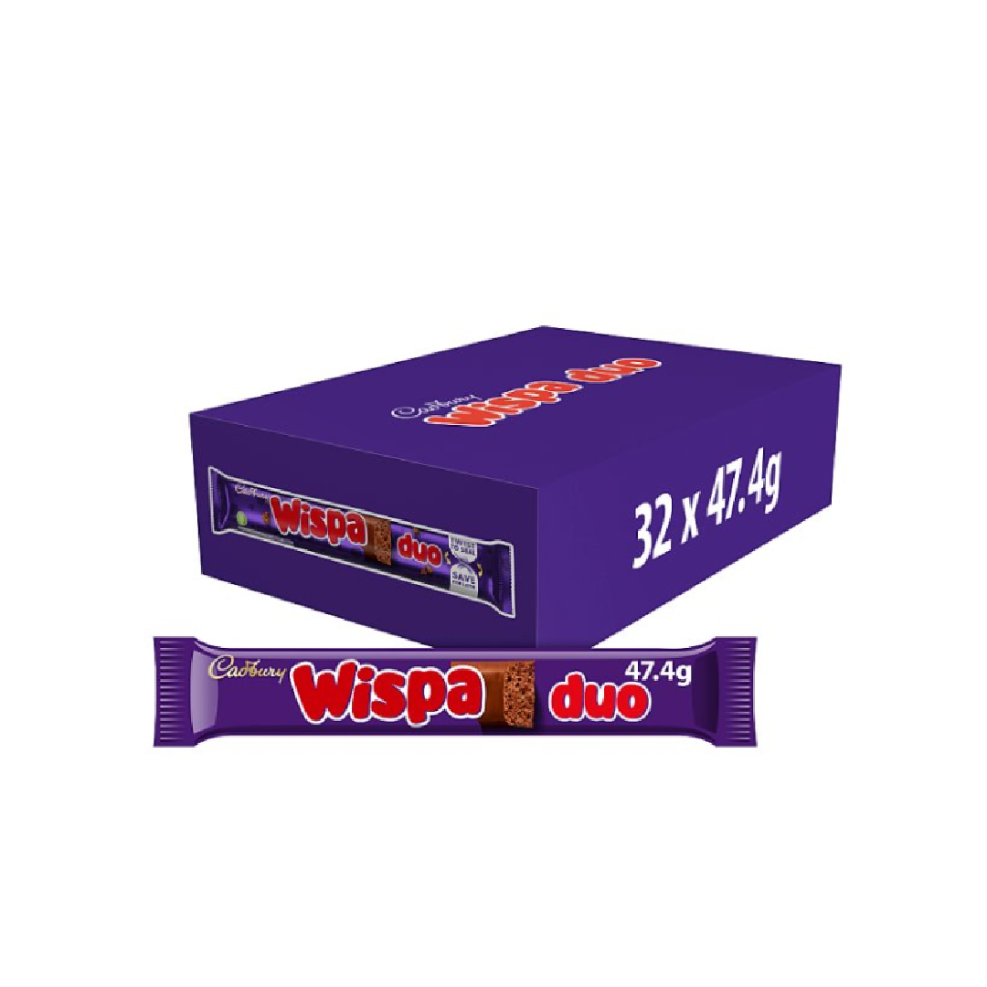 Cadbury Wispa Duo Chocolate Bar 47.4g
