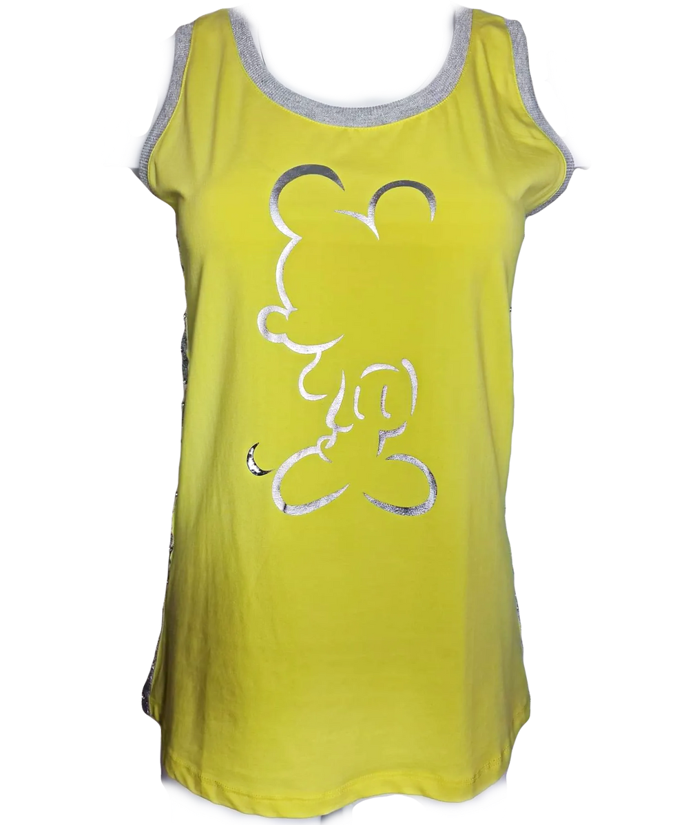 Megi top Mickey żółty S/M, L/XL