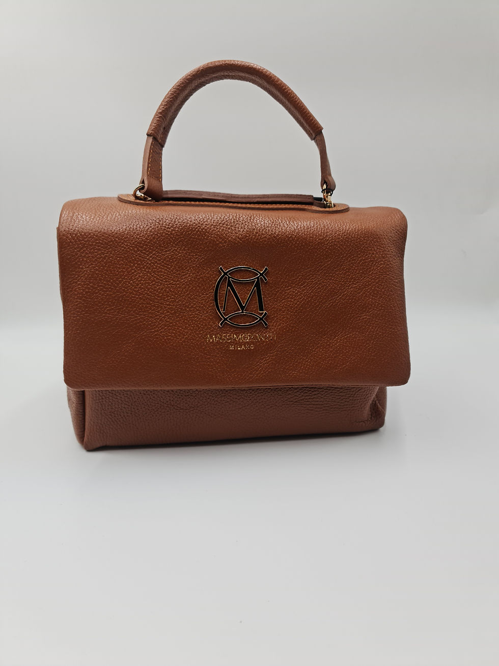 Massimo Contti torebka skóra naturalna brąz