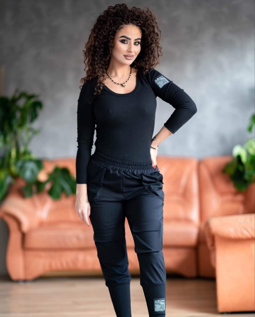 La..mu spodnie bojówki czarne Active S/M - 1 , M/L - 2 , L/XL - 3