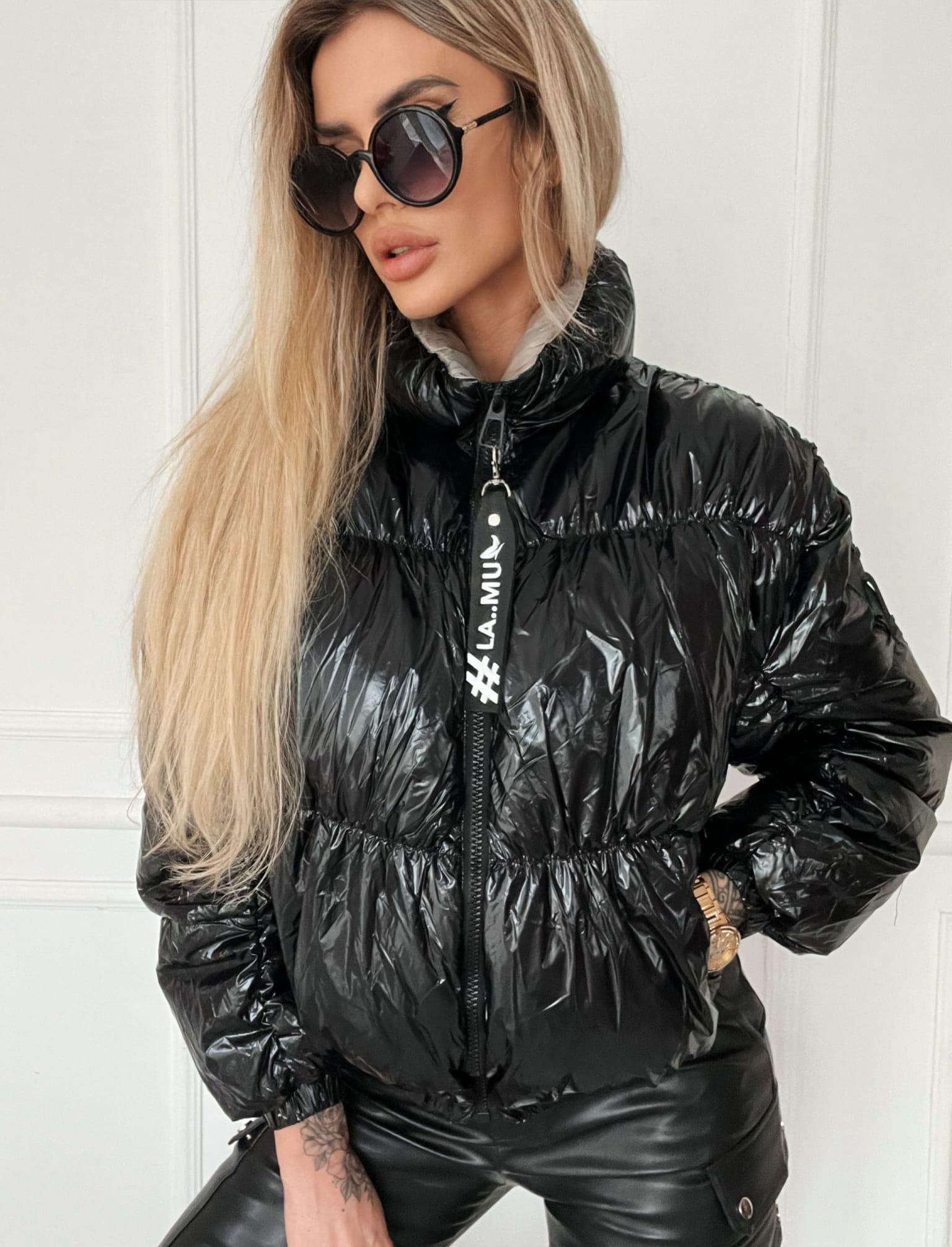 La..mu kurtka NEW RASET czarna S/M ,M/L,L/XL,XL/2XL