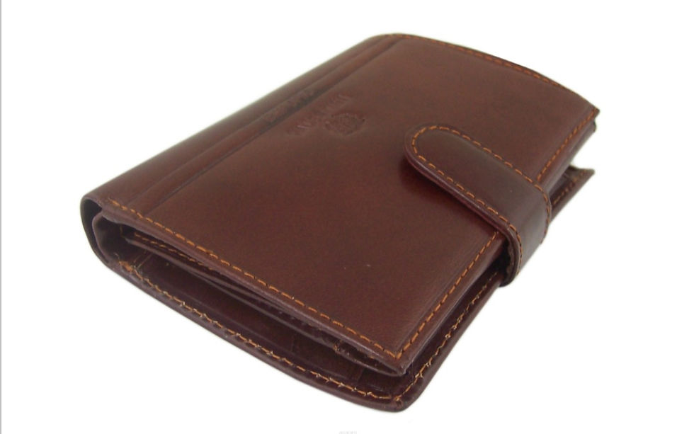 Emporio Valentini portfel męski skóra naturalnabrązowy