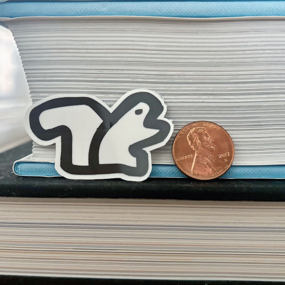 Thumbnail: Regular Squirrel Sticker next to a coin