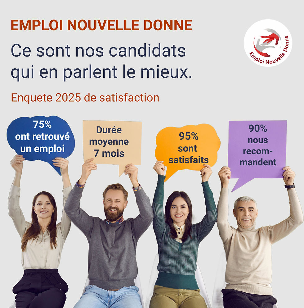 Les cadres qu'Emploi Nouvelle Donne a accompagnés en 2025 s'expriment sur l'action de notre association