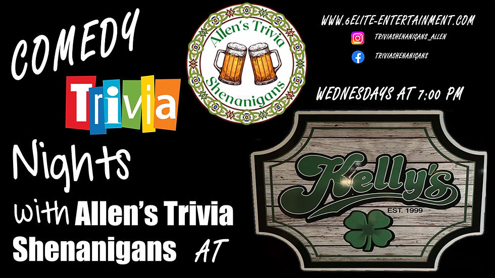 Trivia Nights Kelly's Bar