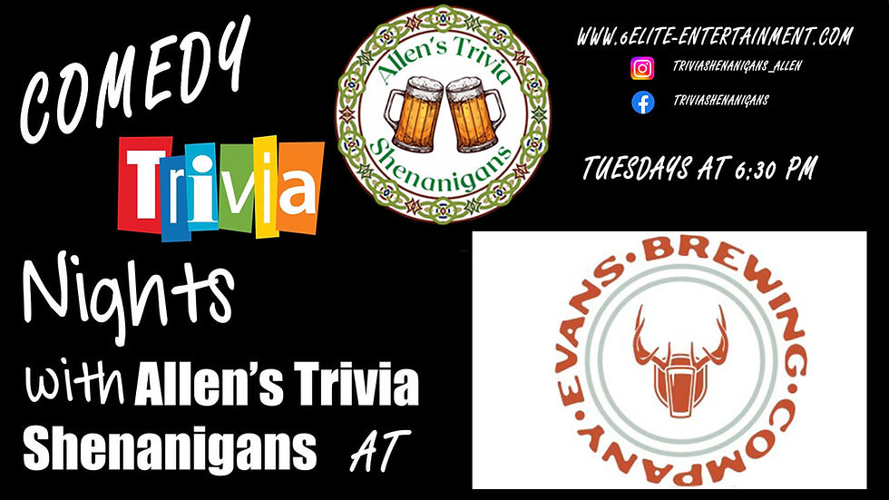 Trivia Nights Evans Brewing Company