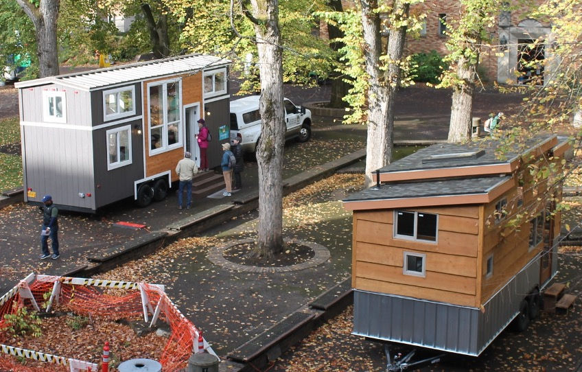 Seattle (US): Tiny houses on trailers. ©DanDavidCook / Wikimedia Commons