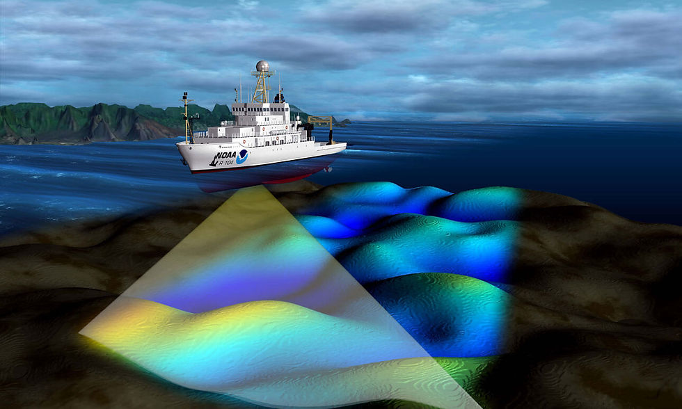 Sonar may disturb marine mammals. ©NOAA’s NOS/Flickr