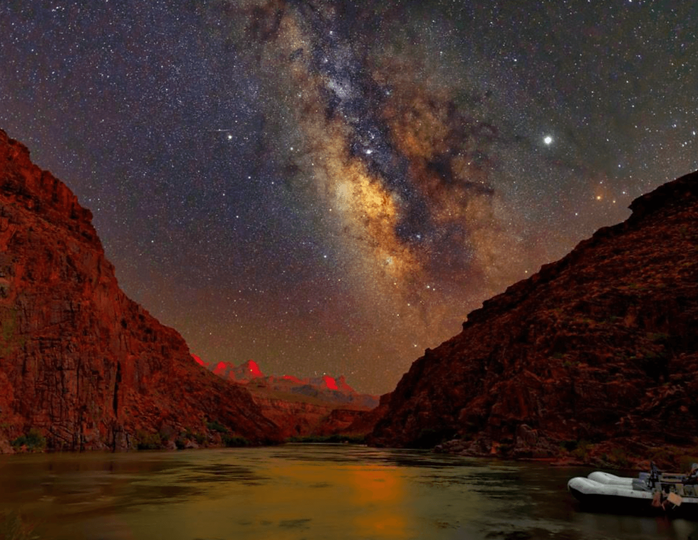 The Milky Way over the Grand Canyon. ©NASA/Robert Q. Fugate