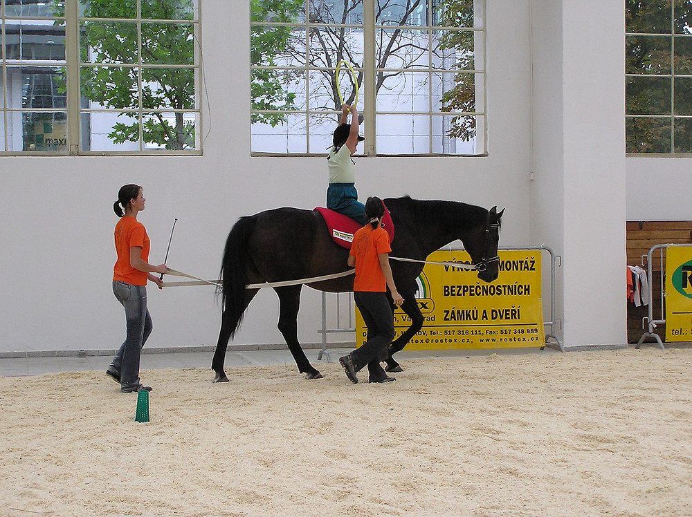 A hippotherapy session in the Czech Republic ©Karakal/Wikimedia Commons