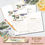Thumbnail: Recetarios en tarjetas - Blush Pink Floral /F-1139-20