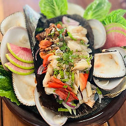 Ceviche de almejas