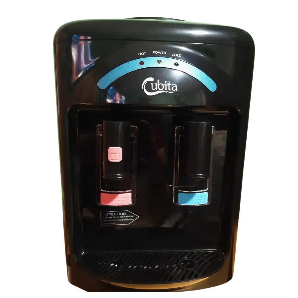 Dispensador Ventilador de sobremesa Negro Cubita